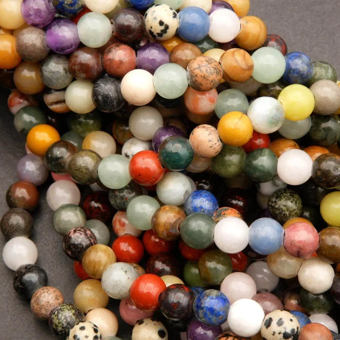 Mala Necklace Prosperity with White Jade Guru bead