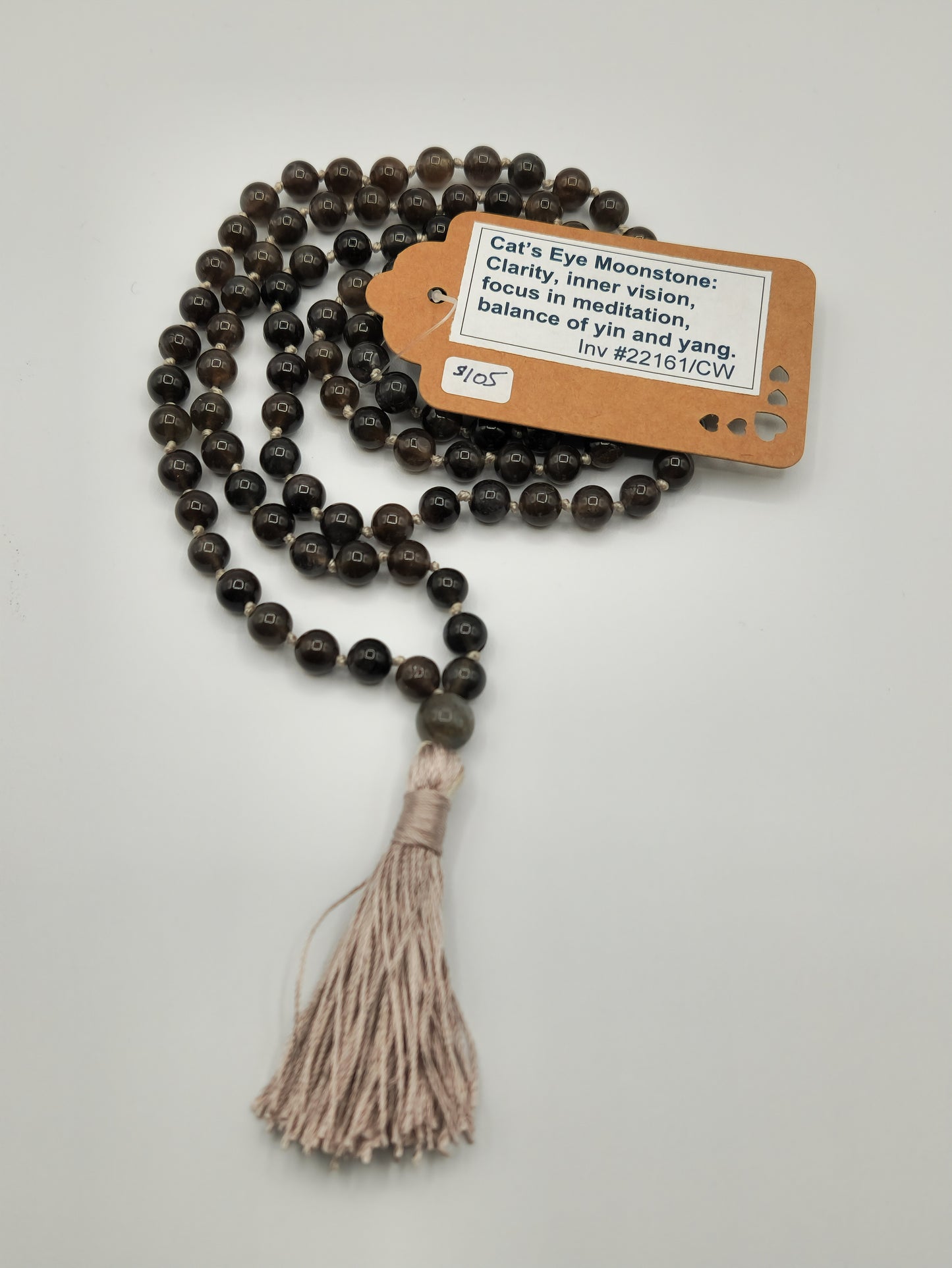 Mala Necklace Cat's Eye 8mm