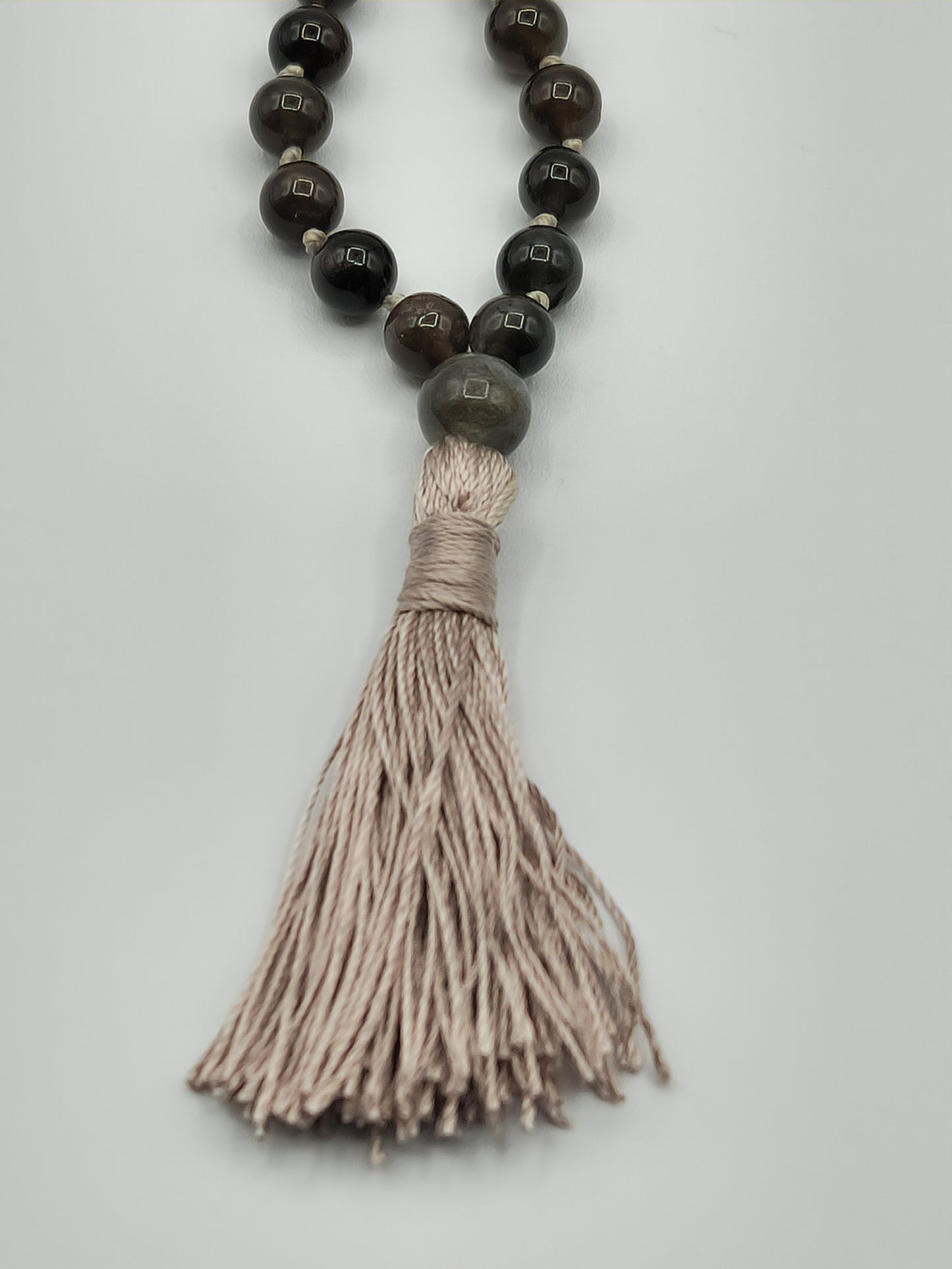 Mala Necklace Cat's Eye 8mm