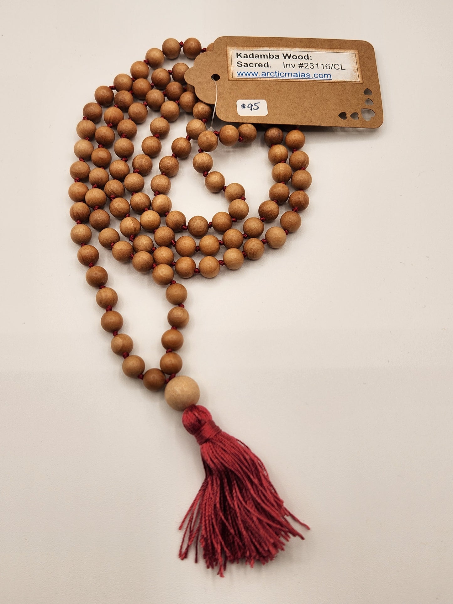 Mala Necklace Kadamba Wood