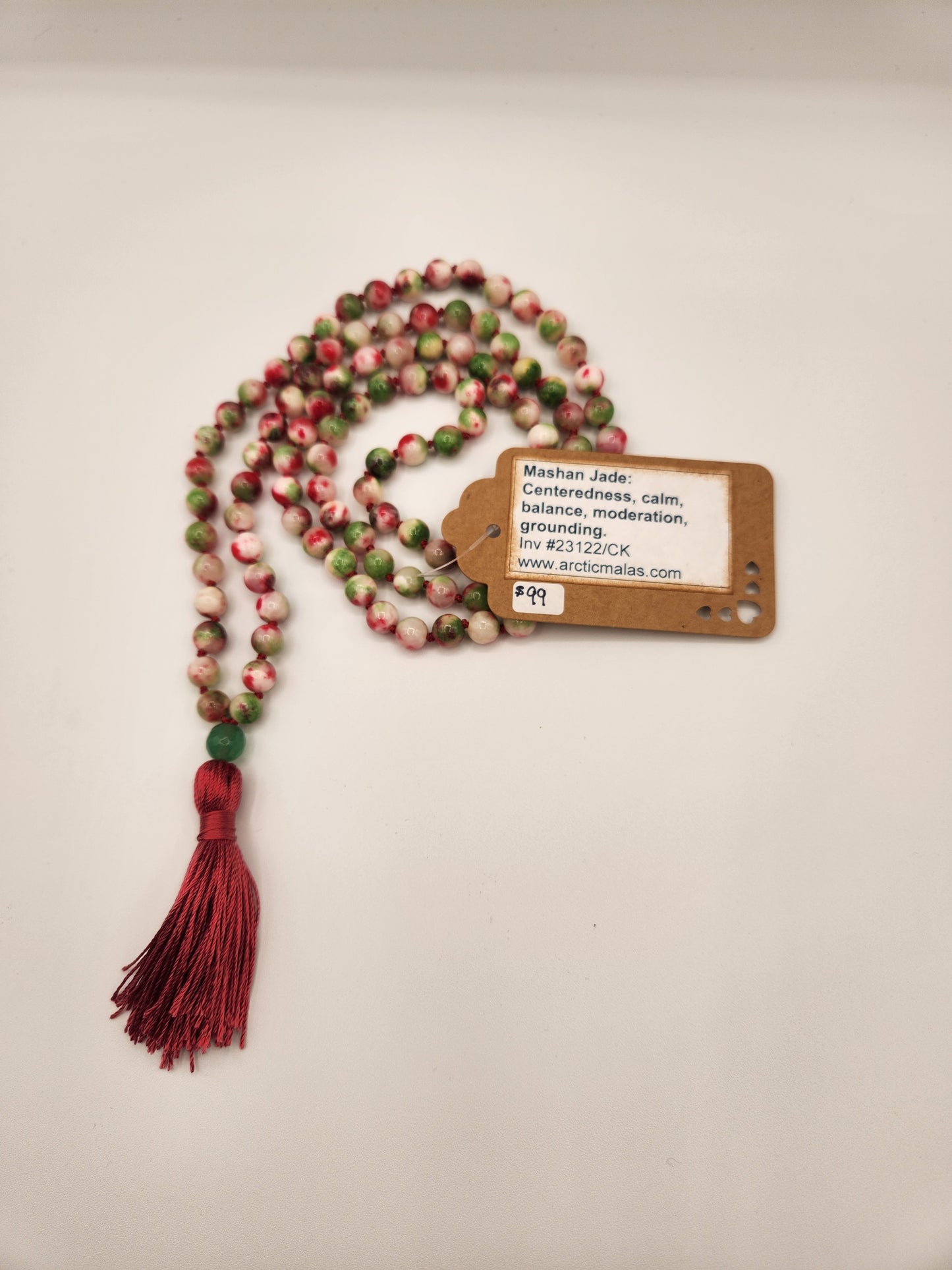 Mala Necklace Mashan Jade