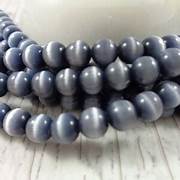 Mala Necklace Sunstone, Cat's Eye