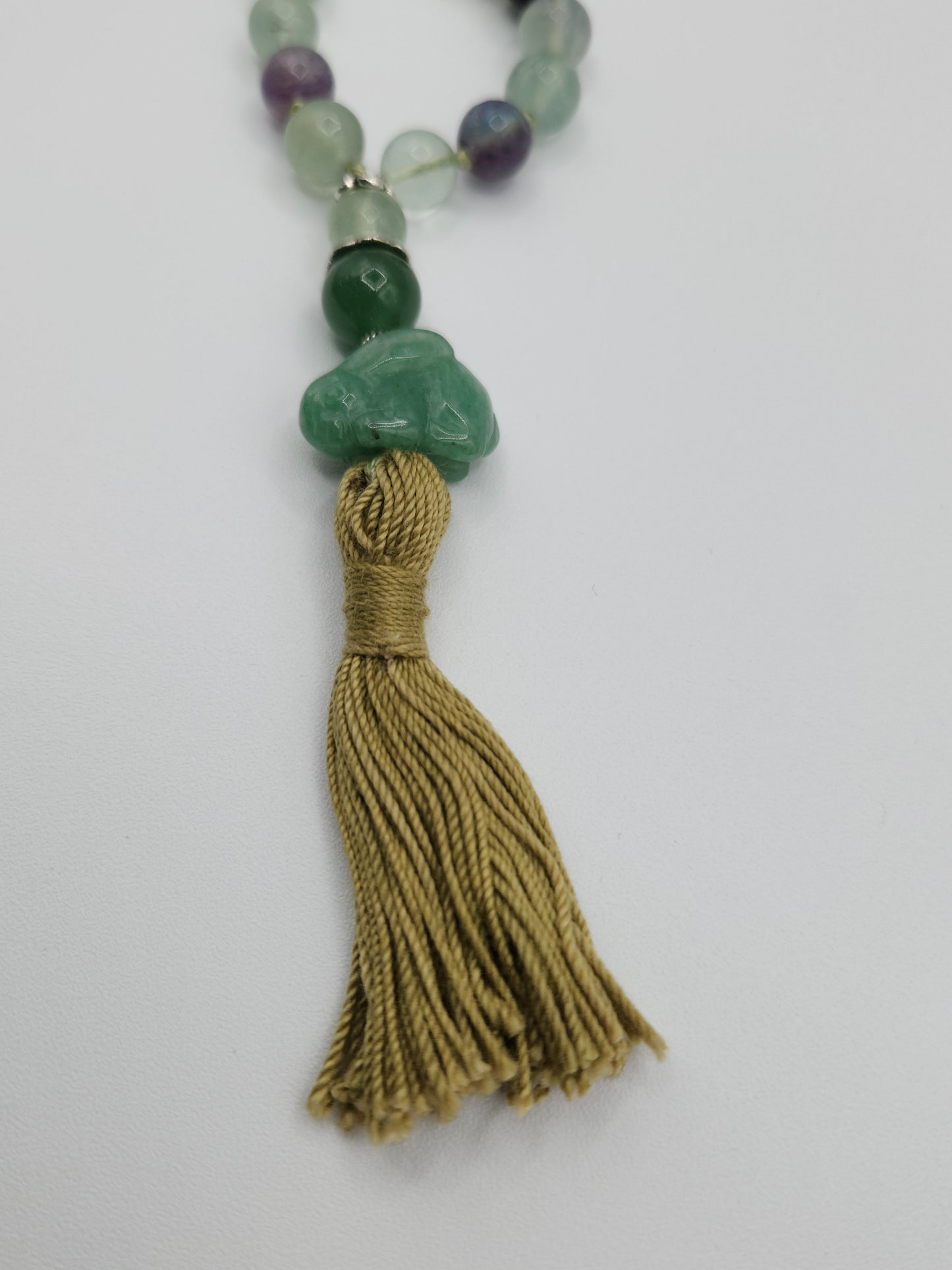 Mala Necklace Fluorite 8mm