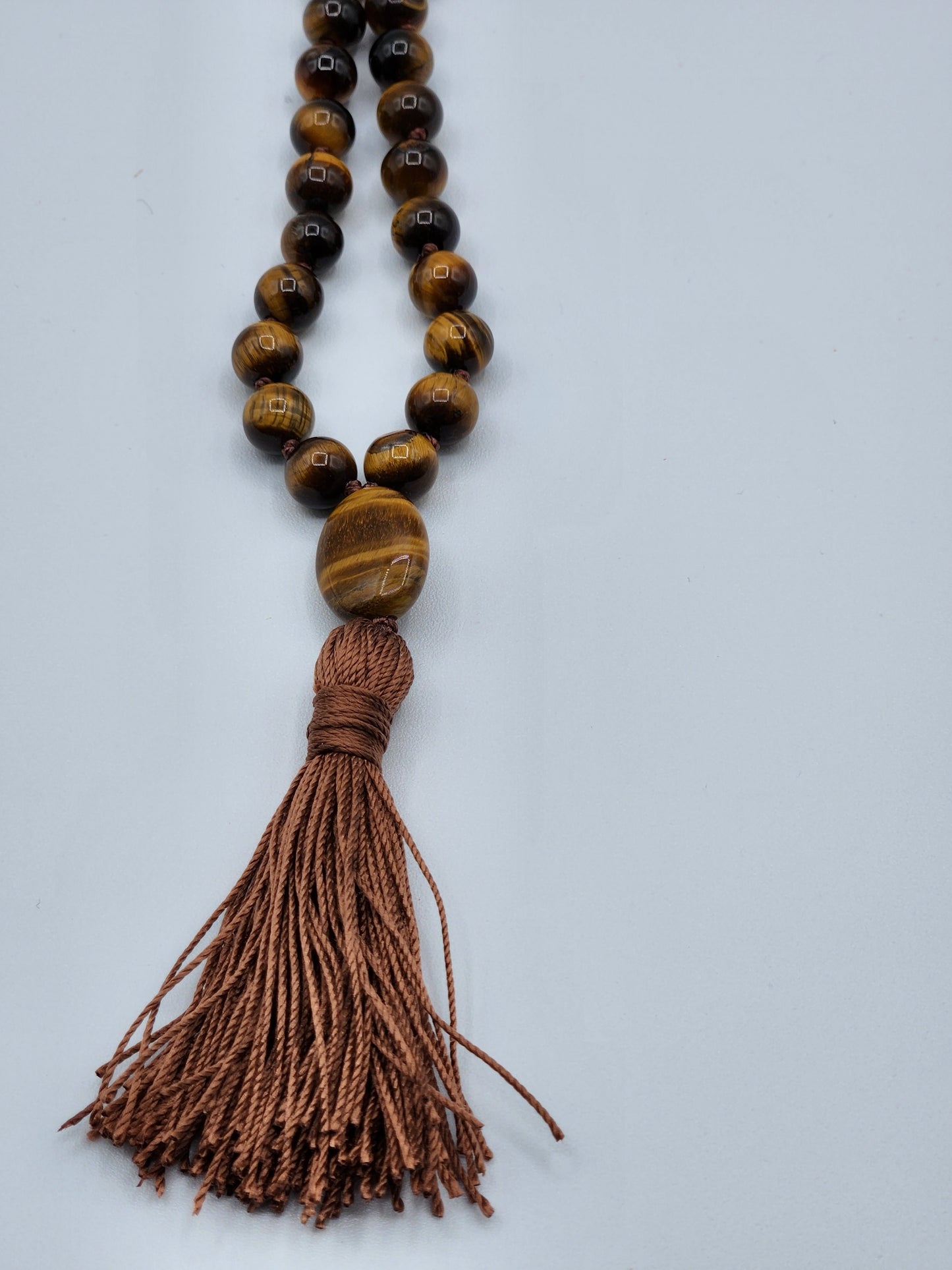 Mala Necklace Tiger's Eye 8mm