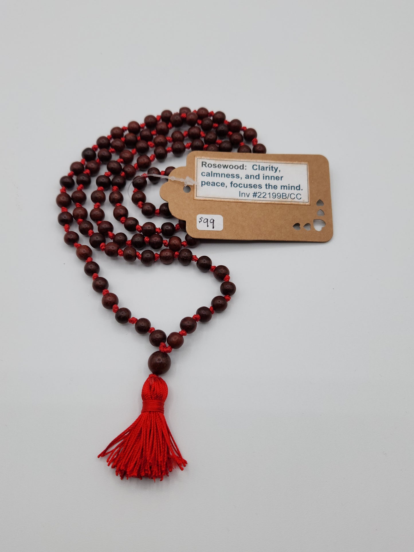 Mala Necklace Rosewood 8mm