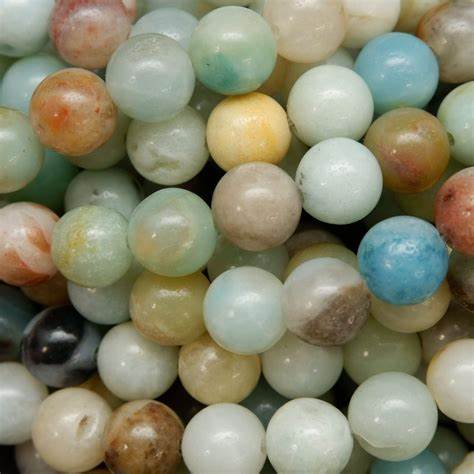 Mala Necklace (Amazonite)  8mm